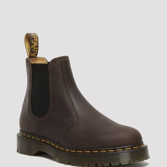 Dr. Martens Dark Brown Chelsea Boots - Picture 8 of 9